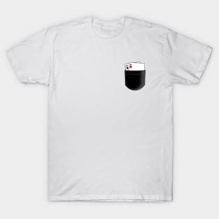 Pocket Aces (black) T-Shirt